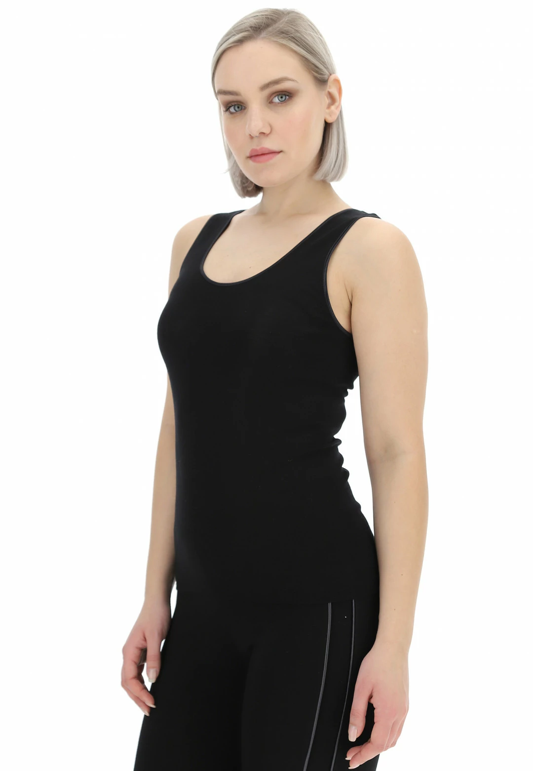 RAGNO Canotta Spalla Larga Lana Seta - immagine 2