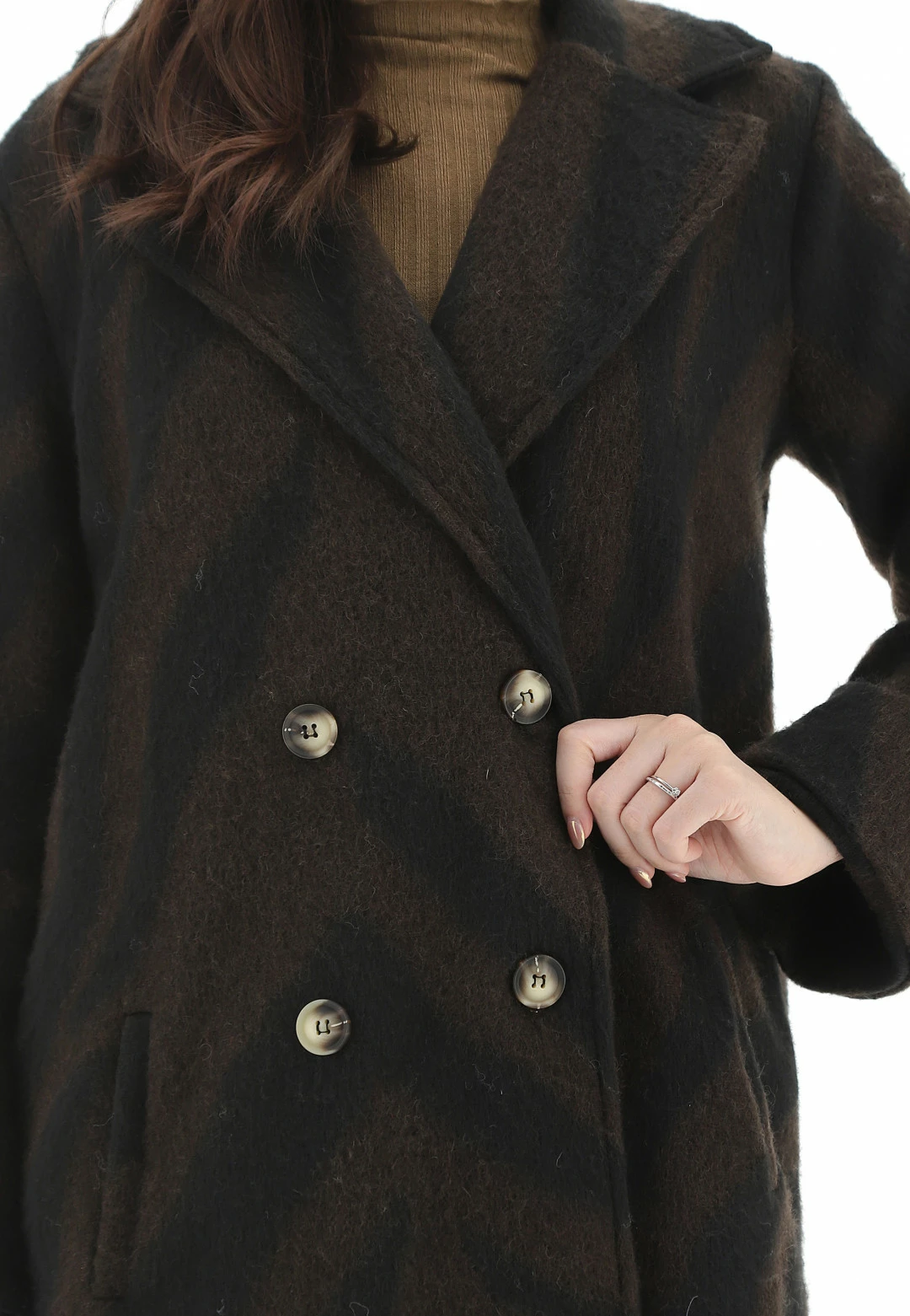 Cappotto Doppiopetto Zebrato Age Donna - immagine 10