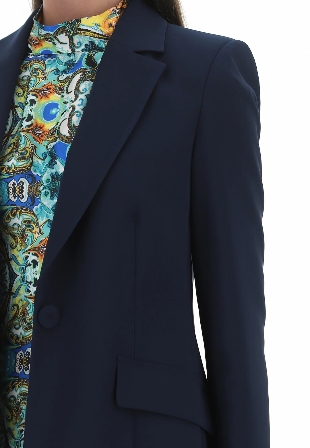 Blazer 1bottone Rinascimento Donna Made In Italy - immagine 9