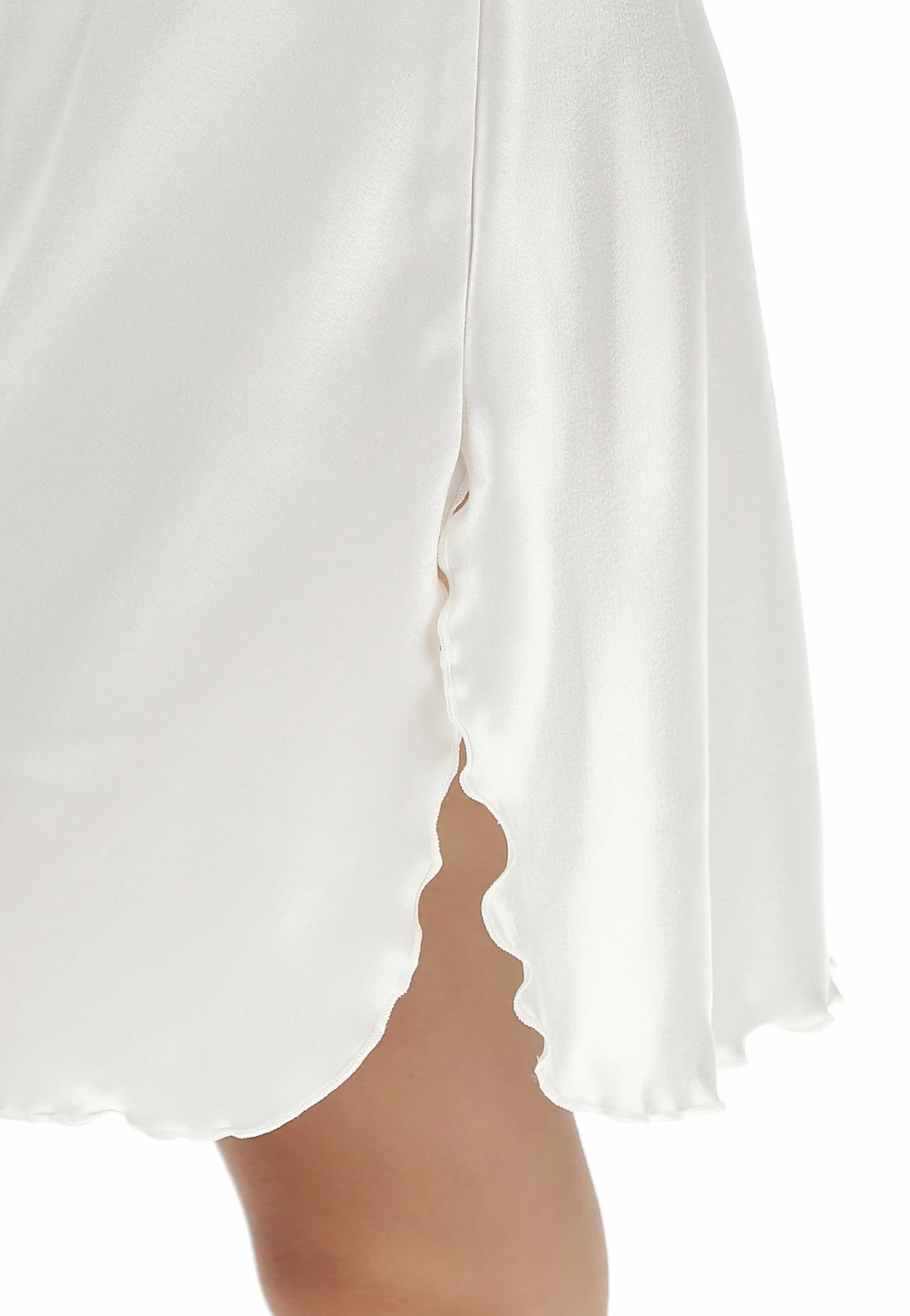 Sottoveste Raso Con Spacco Andra 832 - immagine 3