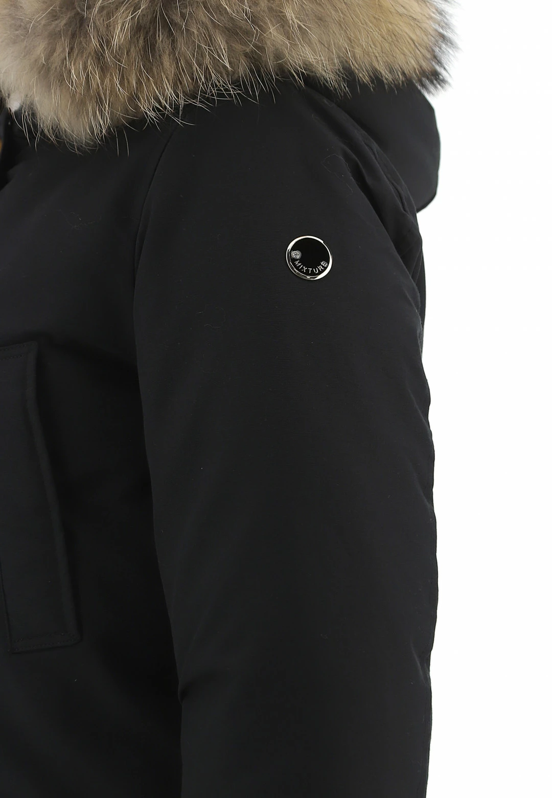 Parka Mixture G624 Con Cappuccio E Pelliccia Murmasky Removibile E 4 Tasche - immagine 4