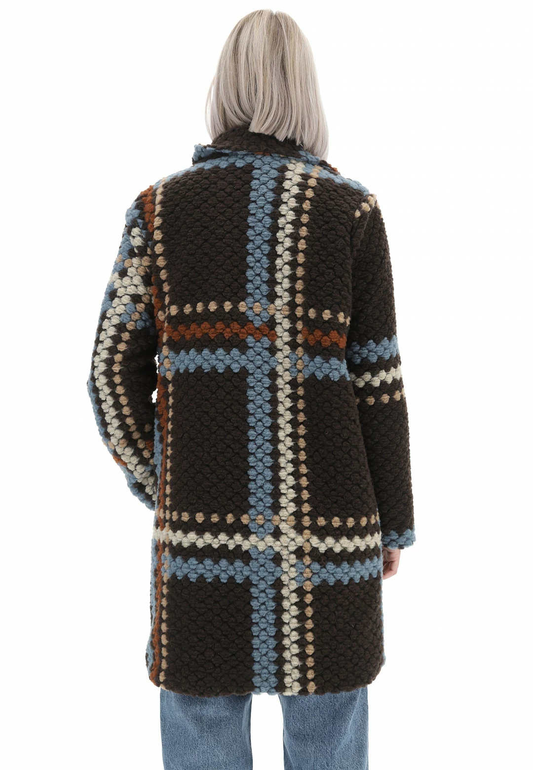 EKS Cappotto Bottonatp Multicolor èks - immagine 3