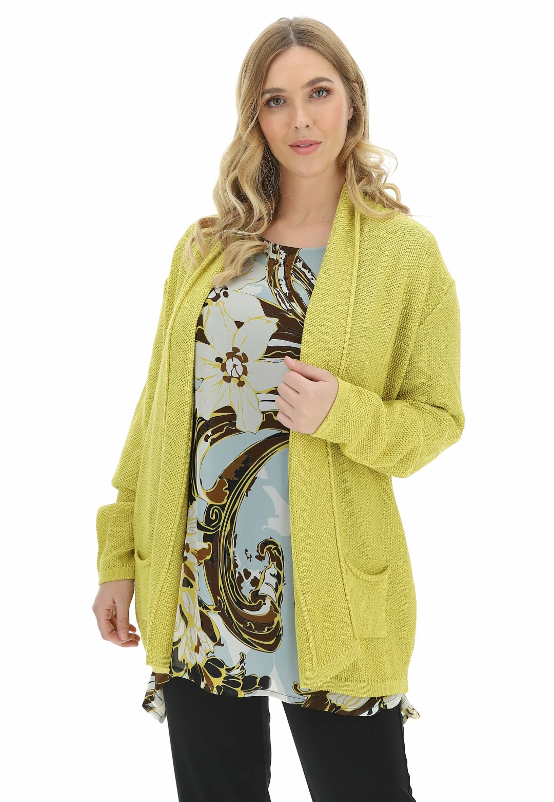 BE BLUE ENEMY Cardigan Aperto Con Collo Sciallato Blue Enemy - immagine 2