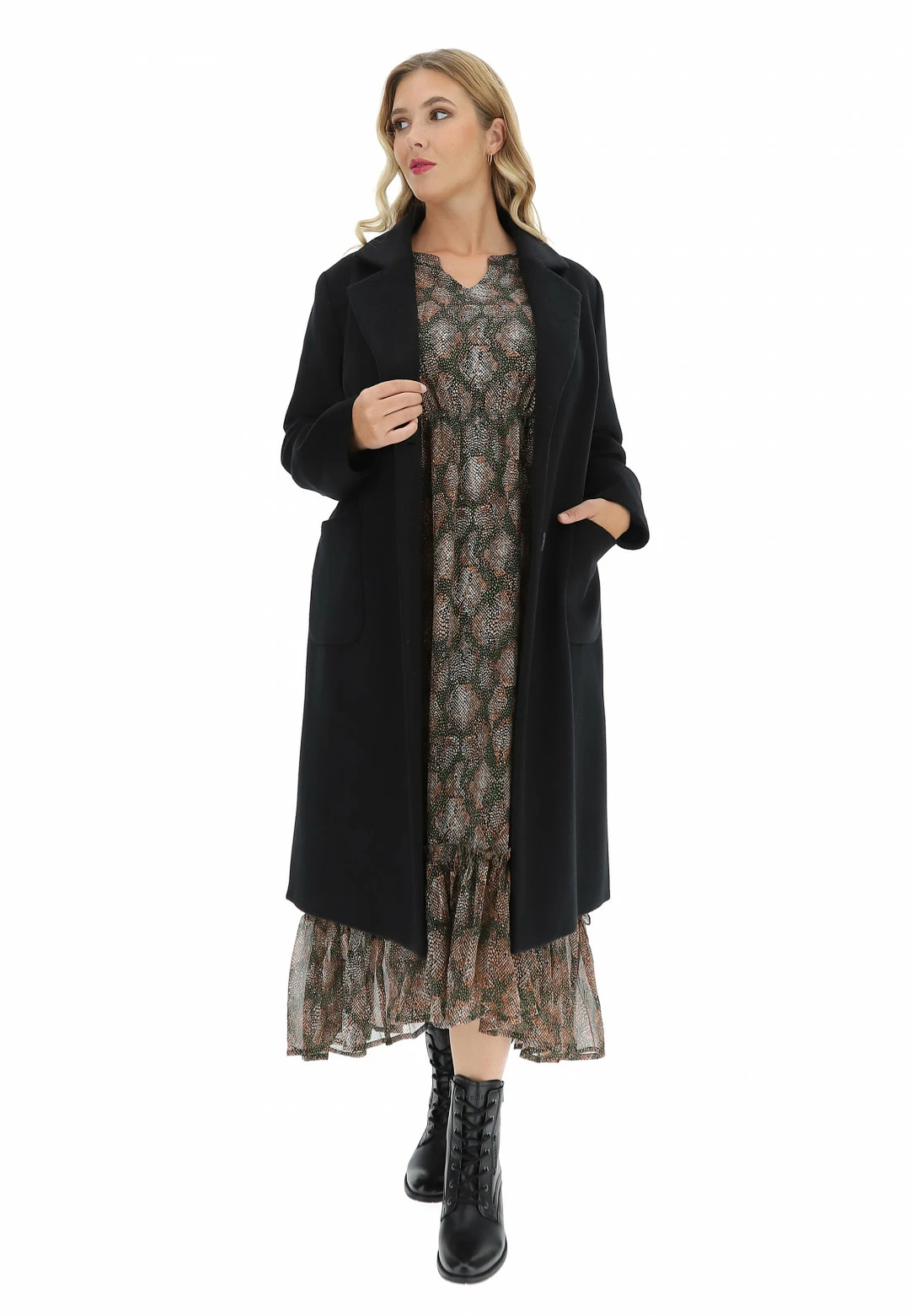 FOLLIA Cappotto Vivace Curvy Gn2032 - immagine 2