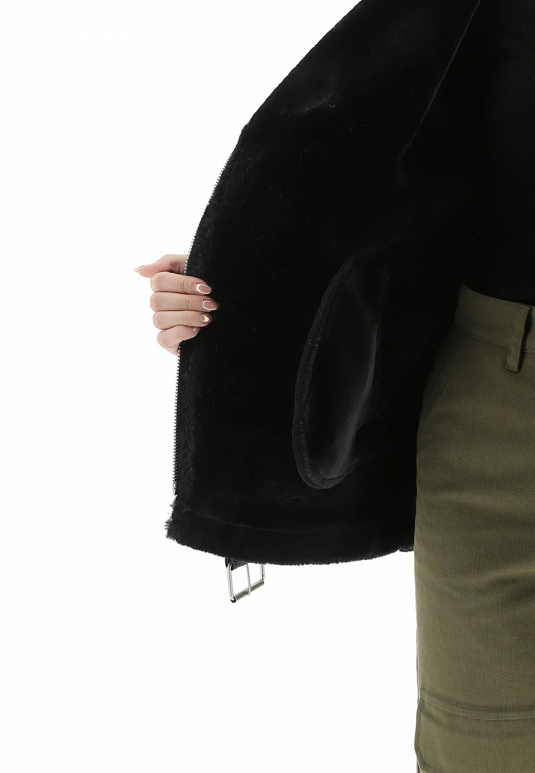 Gilet Simil Montone Smanicato Softy - immagine 5