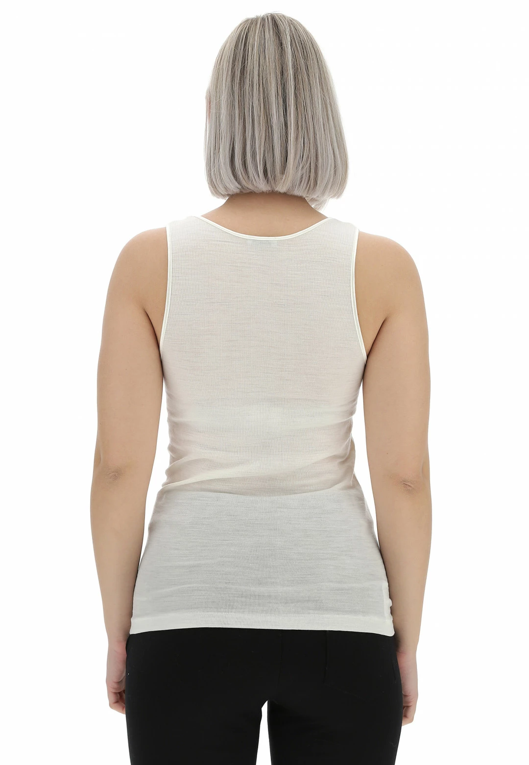 RAGNO Canotta Spalla Larga Lana Seta - immagine 7