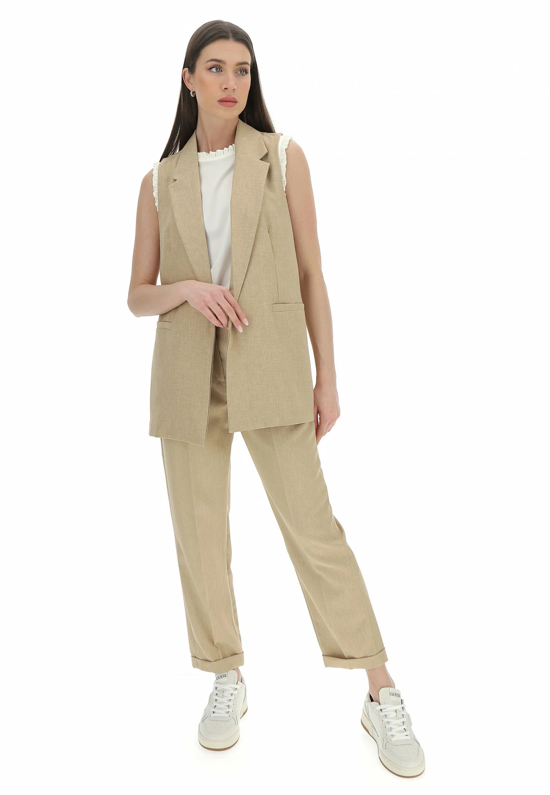 Gilet Aperto Effetto Fiammato Artigli - immagine 4